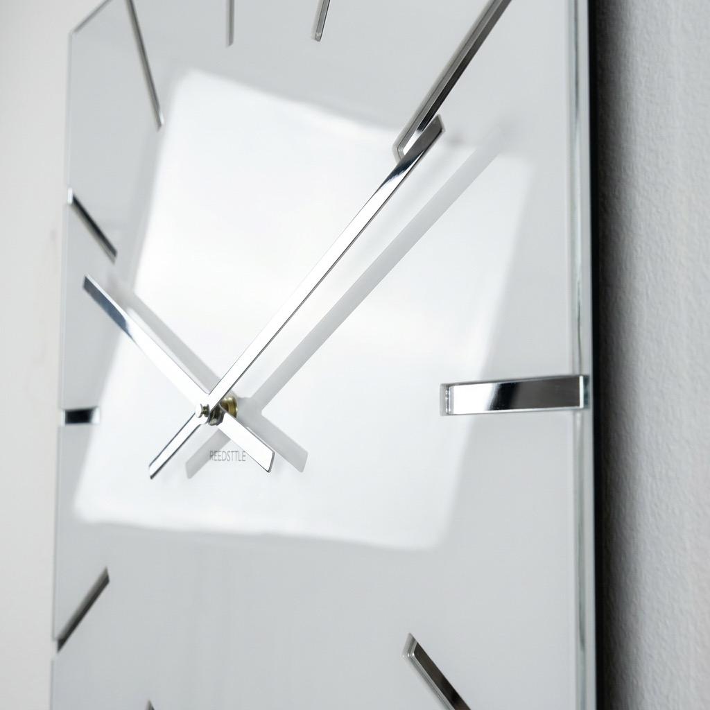 Large white wall clock exact 50cm