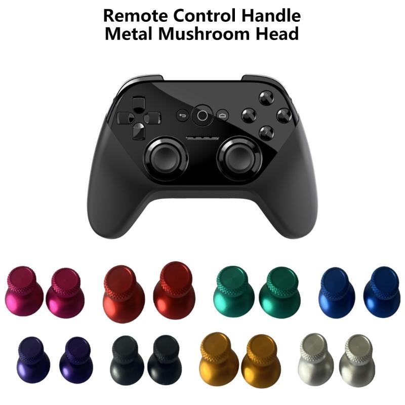 2Pcs Fit for Game Console Controller Replacement Repair Accessory Joystick Rocker Cover Mushroom Caps Analog Grips Stick