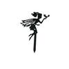 Cross-Border Garden Fairy Metal Ground Stakes - Outdoor Lawn & Flower Pot Decorations