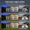 Solar PTZ Camera – 4G/WiFi Outdoor Security with 3-Screen View, Optional LED Light, 2-in-1 Surveillance & Night Lighting