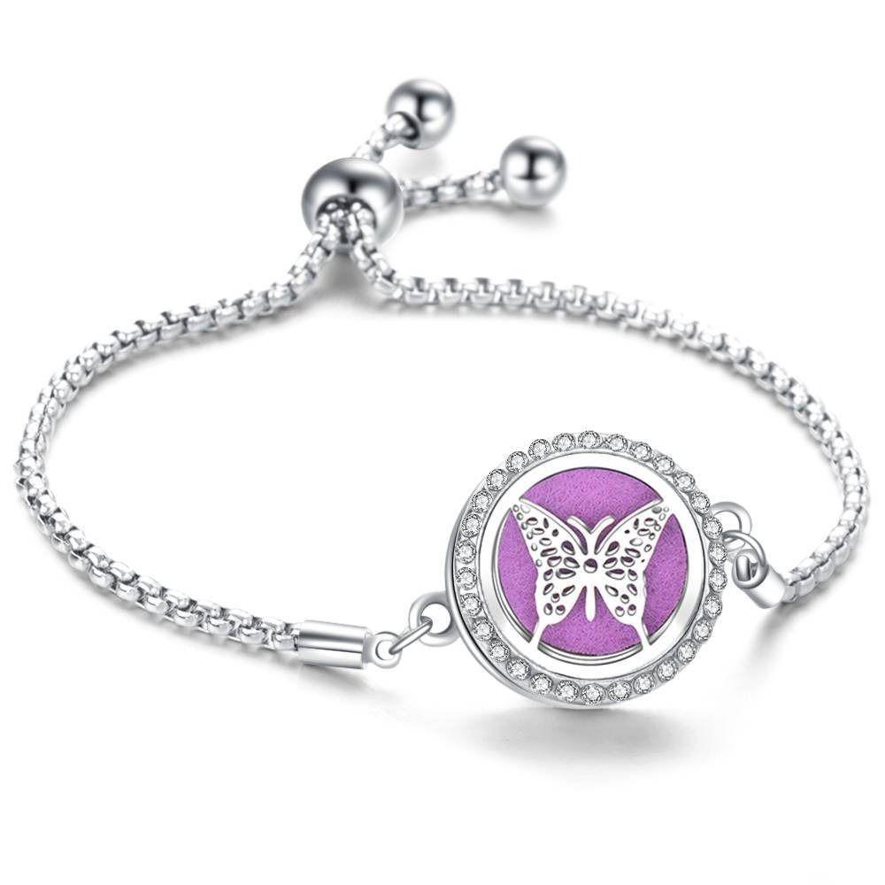 Ювелирный подарок Открывающийся медальон Аромадиффузор Браслет Открывающийся Ароматерапевтический браслет для духов