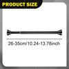Telescopic Clothing Rod Adjustable Closet Hanger No Drill Curtain Pole Hanging
