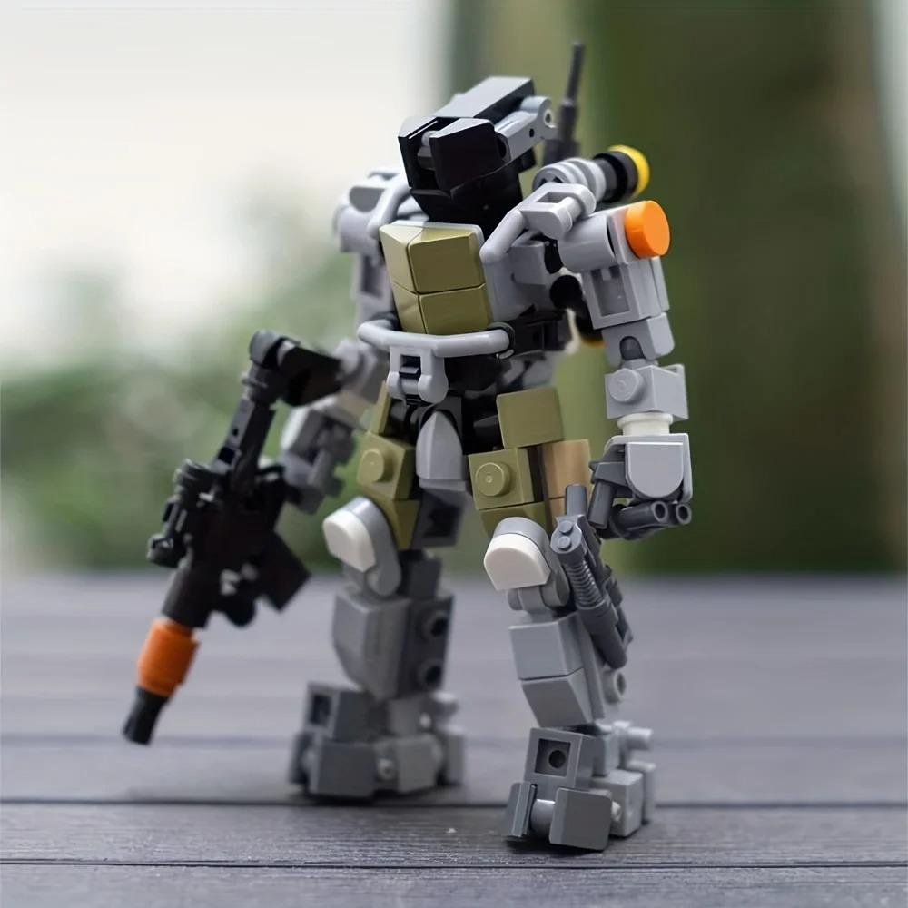 MOC Robot Building Kit Armor Action Figure Building Model Toy Collectible Toys For Children Adults Christmas Birthday Gift