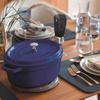 Staub Pico Cocotte Oval 23 см Royal Blue литой эмалированный горшок ручной работы можно запекать