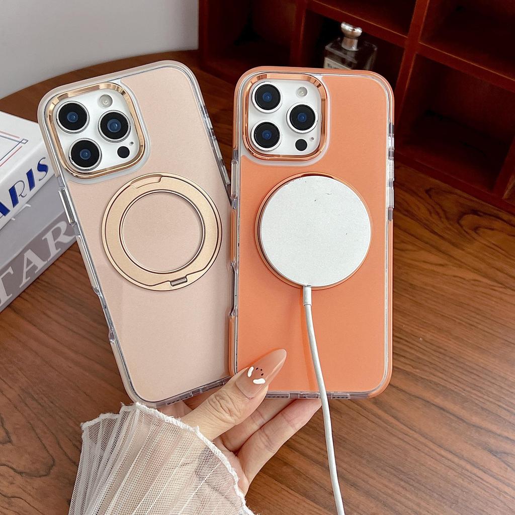 Магнитный вращающийся чехол-подставка для iPhone 16/17 Pro Max - Защитный чехол от падений