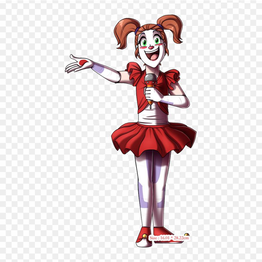 Цирковой детский рисунок Five Nights At Freddy's Sister Location Рисунок термопереводные картинки для одежды, футболка, сумка, теплопередающие наклейки, железные нашивки