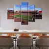 5 шт. Стадион Рэймонда Джеймса Тампа-Бэй Футбол Красный Синий Футбол Мужчины Мальчики Подарочные Фотографии Картины HD Печать Домашний Декор Современное Искусство