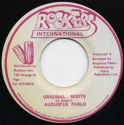 7-дюймовая пластинка AUGUSTUS PABLO - Original Roots NONE Rockers Interna Jamaica Регги, Ска и Даб Б/У