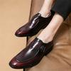 Новый тренд Дизайнерское платье Кожаные туфли-монки для мужчин Формальное свадебное платье для выпускного Вечерняя обувь Sapatos Tenis Masculino