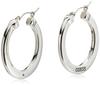 GUESS Basic Logo Hoop Metal Earrings,