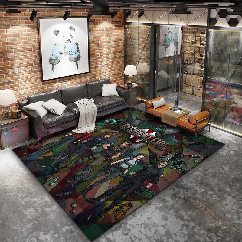 Resident Evil Carpet Rug For Living Room Bedroom Home Sofa Decoration Kids Play Nonslip Floor Mat