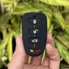 Силиконовый чехол для автомобильного ключа Hyundai Kia Elantra Sonata Accent Tucson Sonata Santa FE Carens 2007-2011 Резиновая крышка для пульта ДУ Брелок