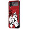 Anime Jujutsu Kaisen Case For Samsung Galaxy Z Flip 4 Zflip3 Z Flip 3 5g Zflip Zflip4 Zflip Flip3 Black Cover Bumper