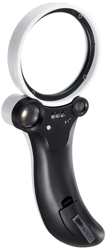 Kenko Handheld Loupe Magnifier with LED Light Magnification 60mm Diameter 302057 2.5x/8.5x/16x KTL-404