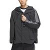 adidas Originals X HAMCUS FW23 Трехполосная спортивная куртка с капюшоном Куртка унисекс Темно-черный IX7079