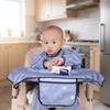 Anti-Dirty Feeding Bib Waterproof Long Sleeves Bib Easy Clean Coverall Baby Bib  Restaurant