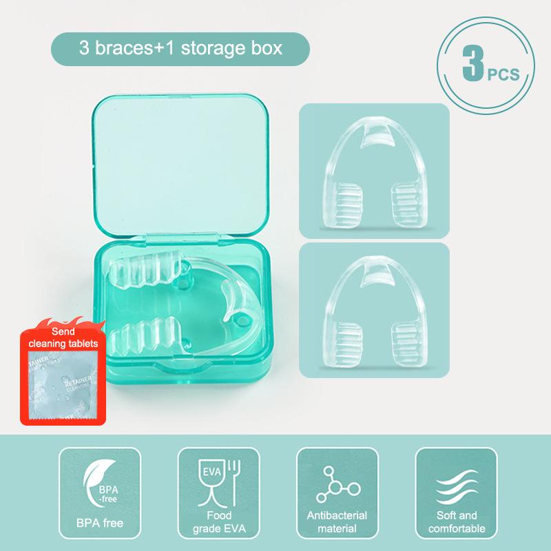 Уход за полостью рта Зубные скобы Капа для бруксизма Шина для ночного скрежетания зубами с профилактикой моляров