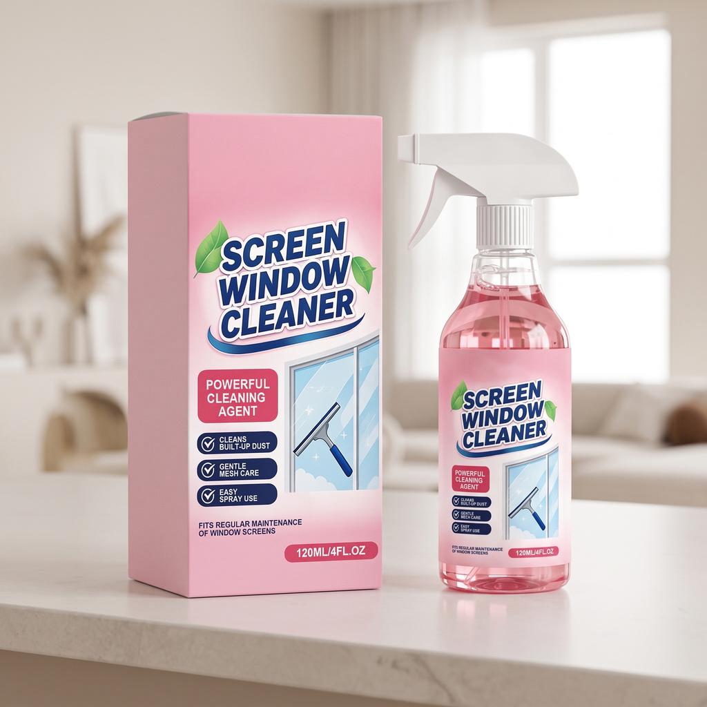 Window Screen Cleaner 100 for Window Screens and Frames