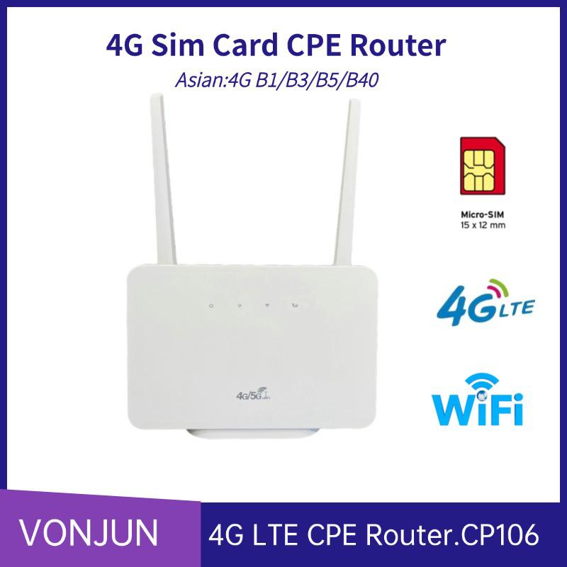 4G CPE-роутер CP106: Слот для беспроводной карты, Роутер мобильной сети, Раздача WiFi.