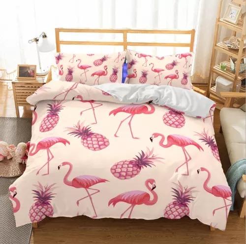 Comforter Flamingo Bed Decoration First Choice Gift Suitable For Children Boys Girls And Adults Comfortable Breathable