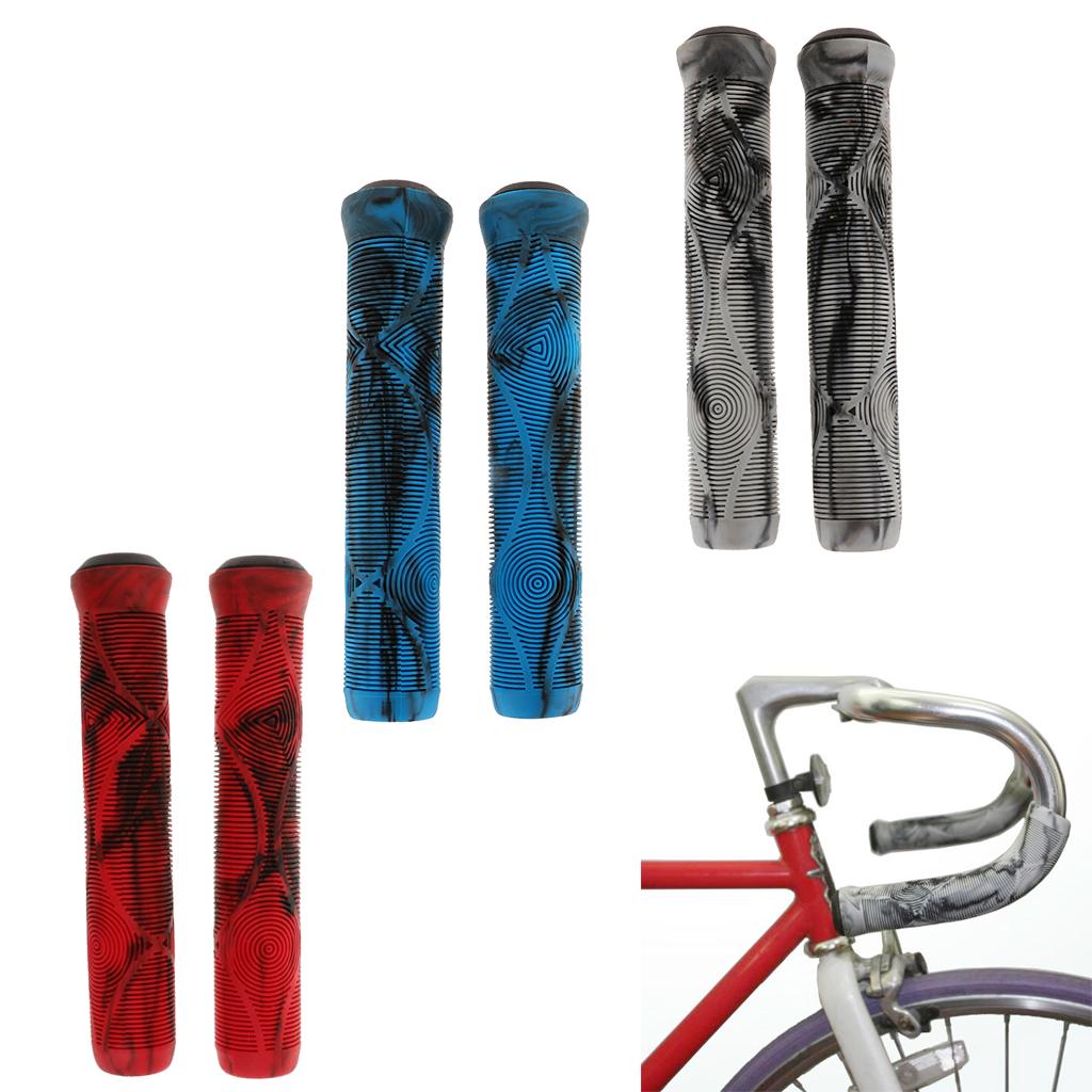 Shock Absorbing Rubber Handlebar Grips Bicycle Accessories Bike Grips for Mountain BMX Road Bikes