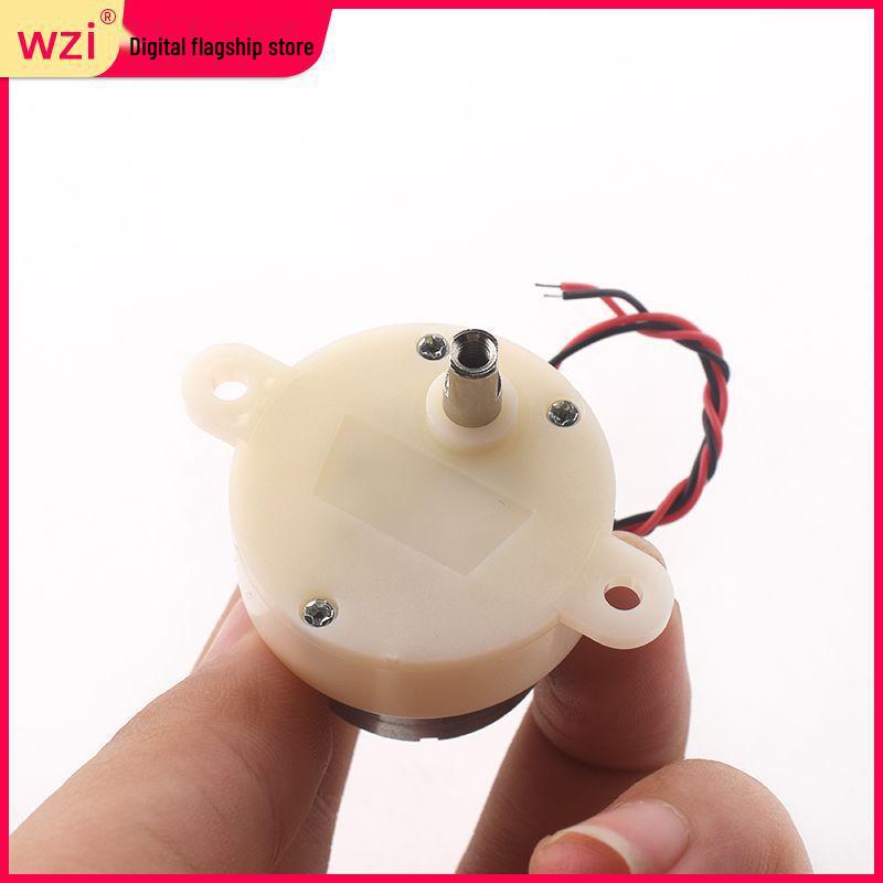 Редукторный двигатель 300 3В-6В для робота, вращающихся поделок, электрического светового короба - Низкая скорость