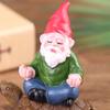 Садовый гном фигурка забавный гном сидящий на черепахе статуэтка гном орнамент