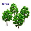10x 8cm Model Trees for Train Railroad Diorama Wargame Park Scenery Miniature