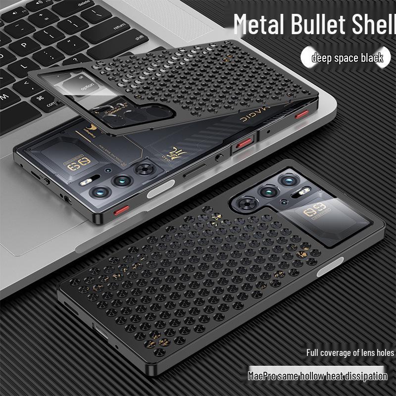 Чехол-ароматерапия с охлаждением для телефона Nubia Red Devil 11/10 Pro+, Металлический чехол для Nubia Magic 9 Pro.