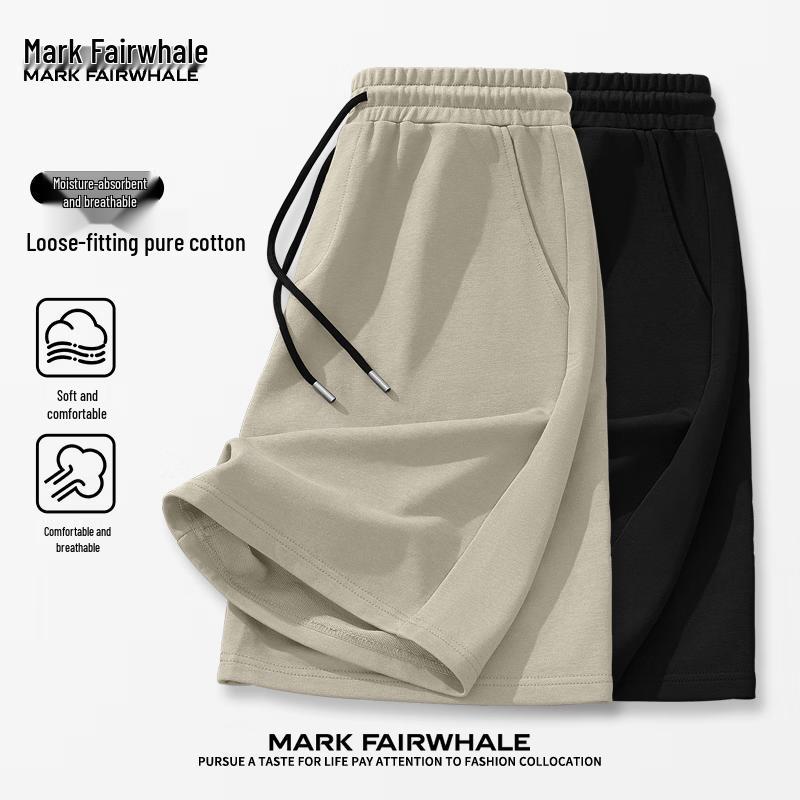 Mark Fairwhale Мужские хлопковые повседневные спортивные шорты