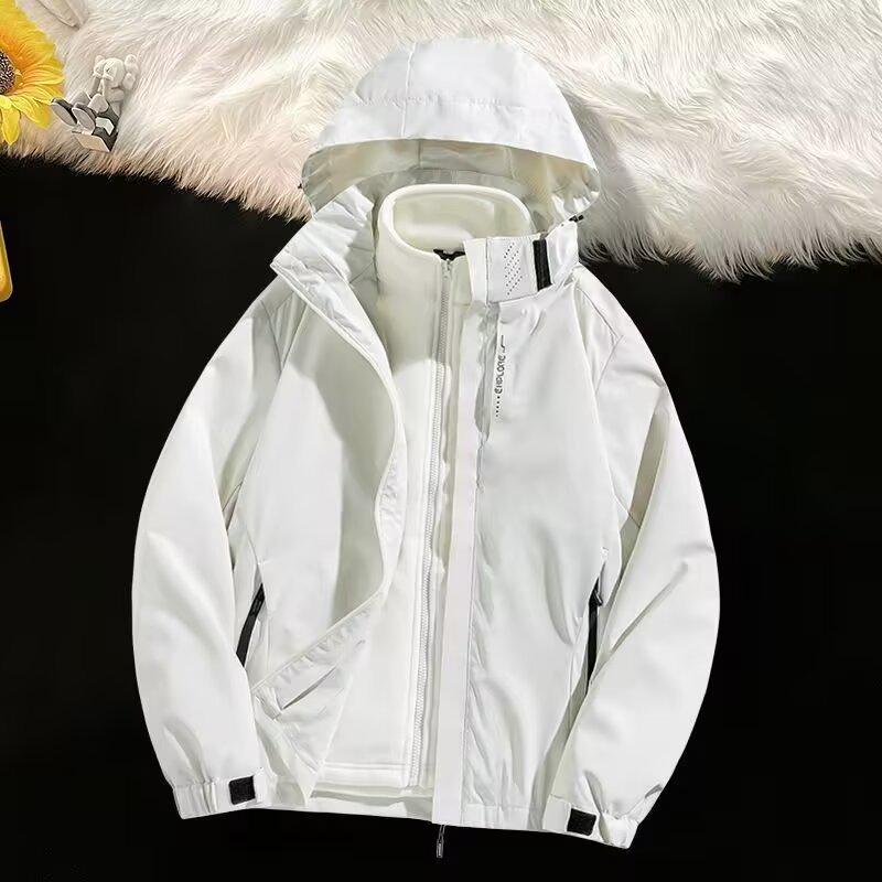 Мужская водонепроницаемая куртка-хардшелл «три в одном» Suzaku для активного отдыха и ношения в тибетском западном Сычуани