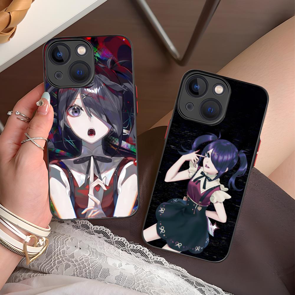 Needy Girl Ame-chan Rain Phone Case for iPhone 16 15 14 13 12 11 X XR XS 8 7 Pro Max Plus Mini Colour Printing Silicone Luxury