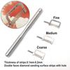 Dental Interproximal Enamel Reduction Automatic Strips Handle Use Double Faces Strip Diamond Sanding Surface with Hole
