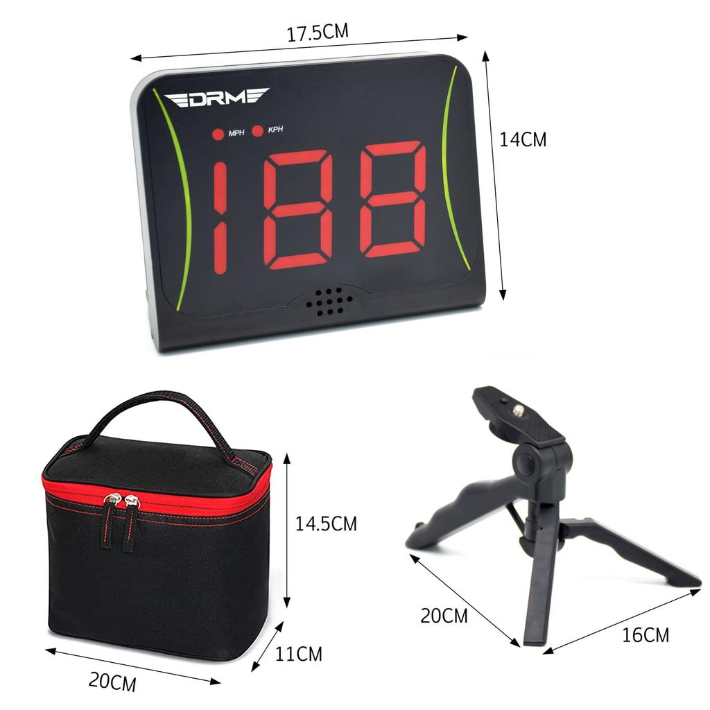 OYE Персональный радар-детектор скорости для бейсбольной биты и футбольного удара Оборудование для тренировки скорости в бейсболе и гольфе Многовидовое Питчинг, Свинг,