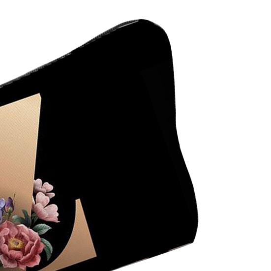 Cosmetic Bag 3D Digital Printing Letter Flower Pattern Female Multipurpose Delicate Pencil