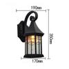 E27 Bulb Vintage Wall Lamp Outdoor Lighting LED Street Garden Villa Porch Lights Waterproof For Patio Bronze Sconce Lighting