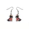 CAOSHI Cute Dachshund Designed Pendant Earrings for Women Fashion Acrylic Christmas Jewelry Gifts Cartoon Animal Accessories