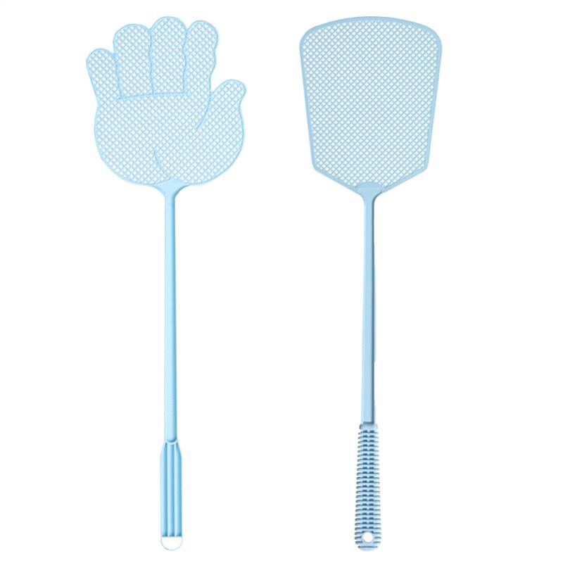 Plastic Fly Swatters Durable Cute Palm Plastic Heavy Duty Flyswatter Mosquito Repellent Tool Home Accessories Tools Random color