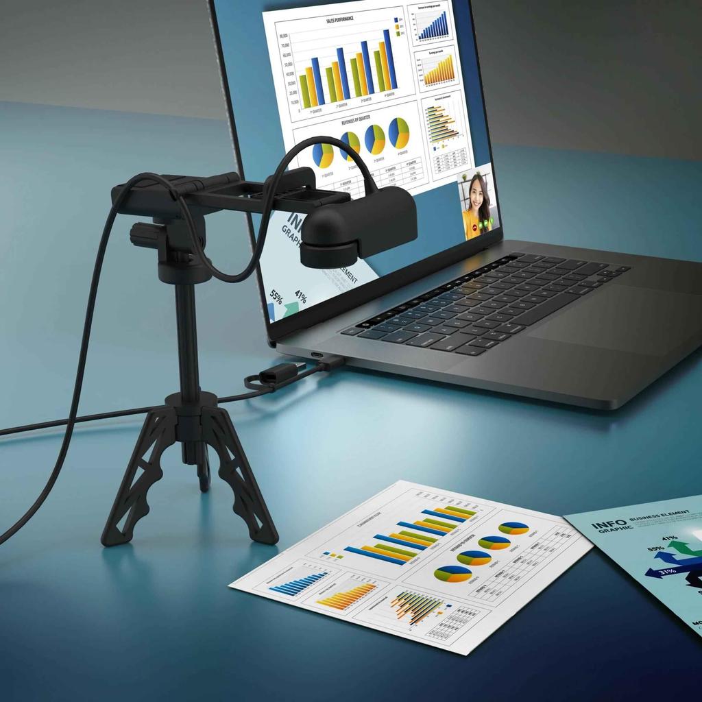 J5create JVU250 USB HD веб-камера с переключателем автоматической/ручной фокусировки Переключение между режимами веб-камеры и документ-камеры & -