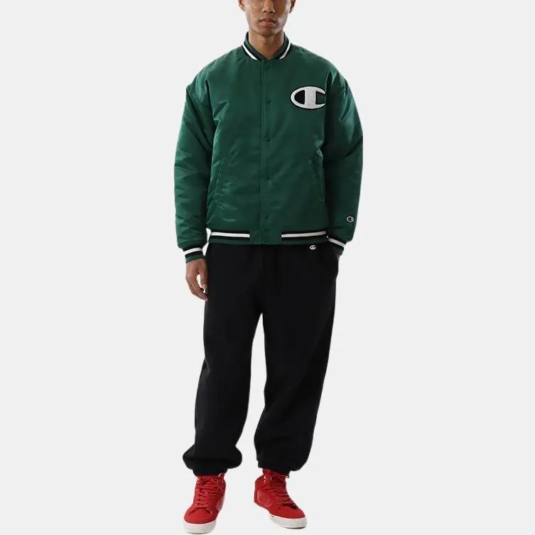 Champion Jackets Men's Baseball Collar Thickened Straight Fit (Unisex) Jackets C3 W612