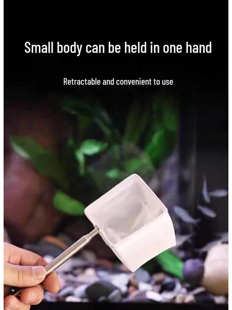 Stainless Steel Retractable Fishing Net for Aquariums and Tropical Fish