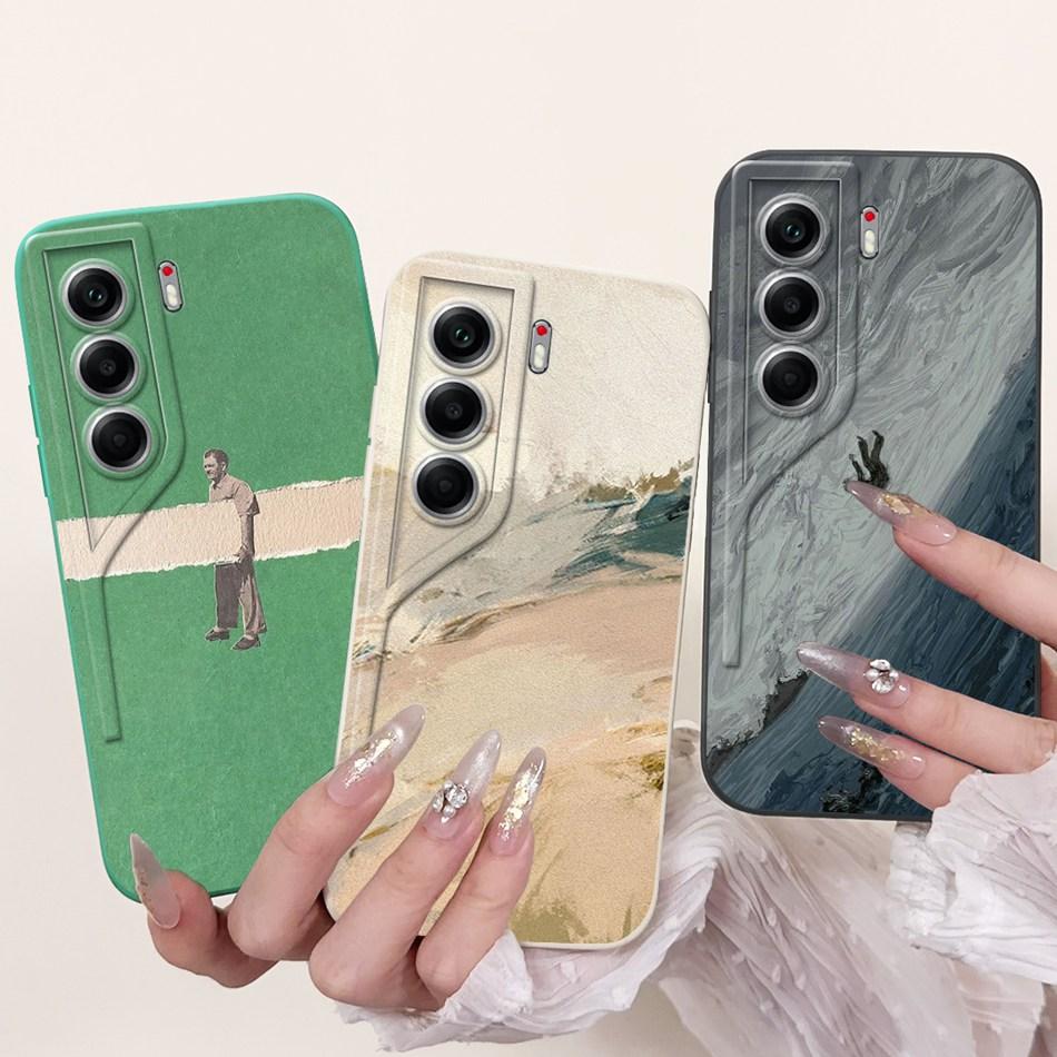 For Tecno Camon 40 Pro 4G Camon40 CM5 CM6 Cute Rabbit Cat Cartoon Phone Case For Camon 40 40Pro 4G Soft Silicone Cases Bumpers