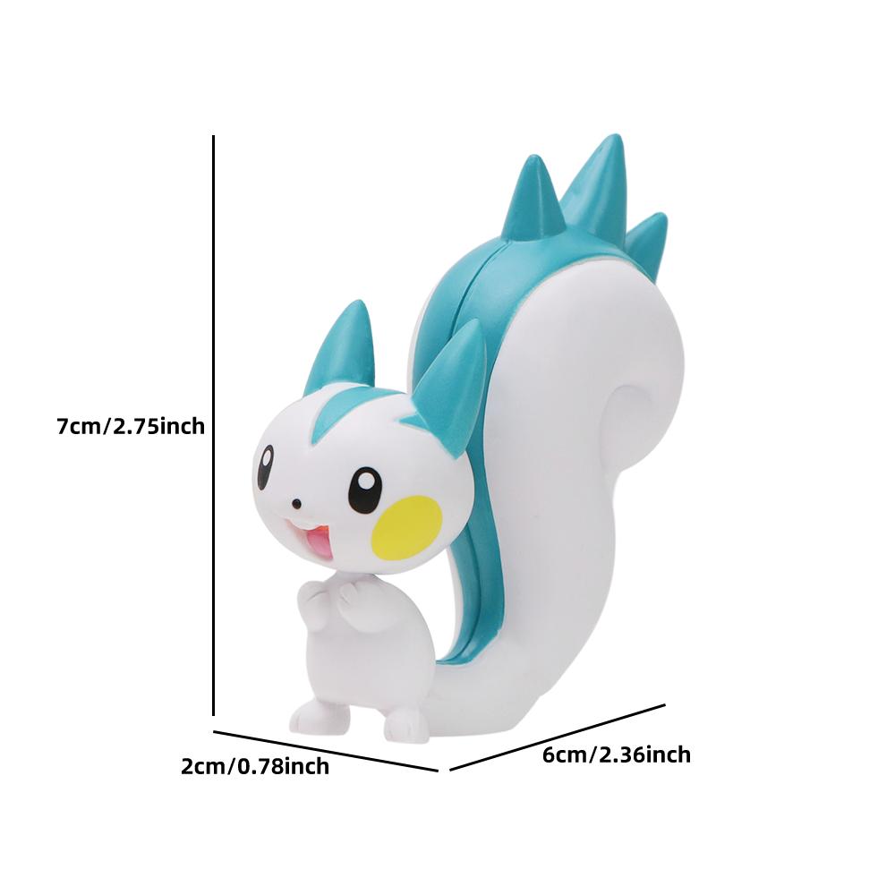 2-3inch Pokemon PVC Action Figure Pikachu Charmander Eevee Figures Dolls Model Anime Collection Ornamental Toy Kid Birthday Gift