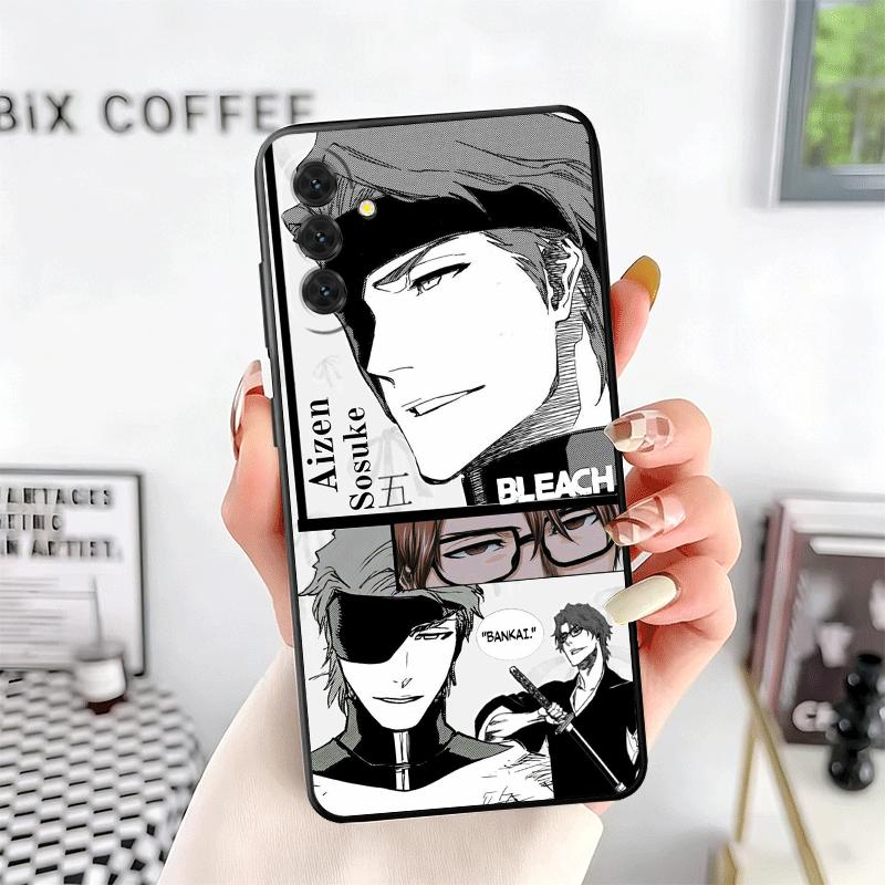 Bleach Aizen Sousuke Soft Phone Case for Samsung A17 A37 A57 A16 A26 A36 A56 A15 A25 A35 A55 A14 A24 A34 A54 A13 A23 A33 A53 A52