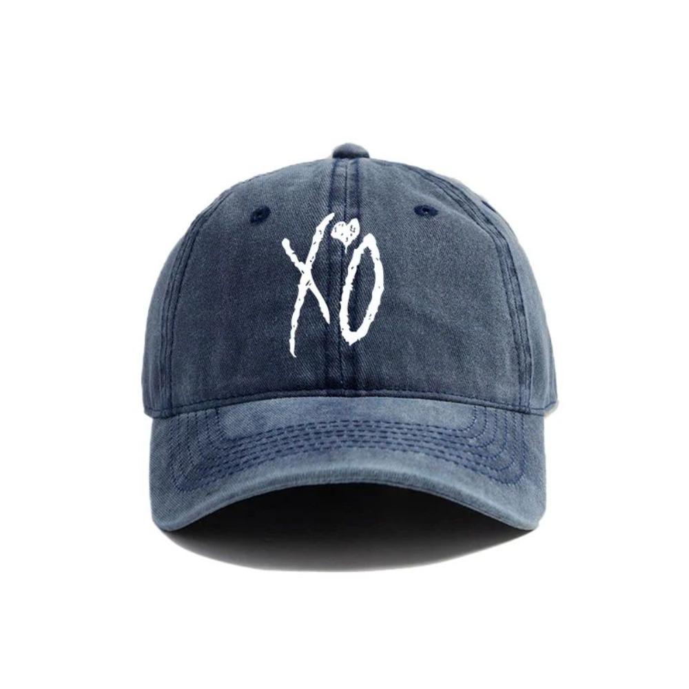 2025 XO The Weeknd Бейсболка Потертые Кепки Кепка Унисекс Ретро Для улицы Летняя Регулируемая Кепка Папы Мода