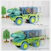 Super Large Inertia Sliding Dinosaur Construction Vehicle Transport Car Tyrannosaurus Rex Baby Crib Toy Set for Boys and Girls