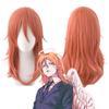 New Role-playing Wig Christmas Deep Orange Long Wig Angel Devil Chainsaw Male Role-playing Props