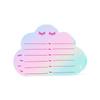 Colorful Acrylic False Eyelash Holder Pallet Storage Cloud Shape Eyelash Holder Eyelash Extensions with Scale 1, 1 Piece