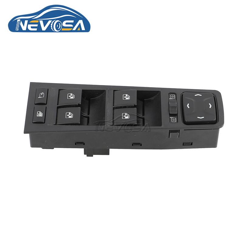 NEVOSA 62.3769-30 Для LADA Vesta Электромобиль Главная кнопка переключателя стеклоподъемника Белая подсветка 8450031530 Передняя сторона водителя