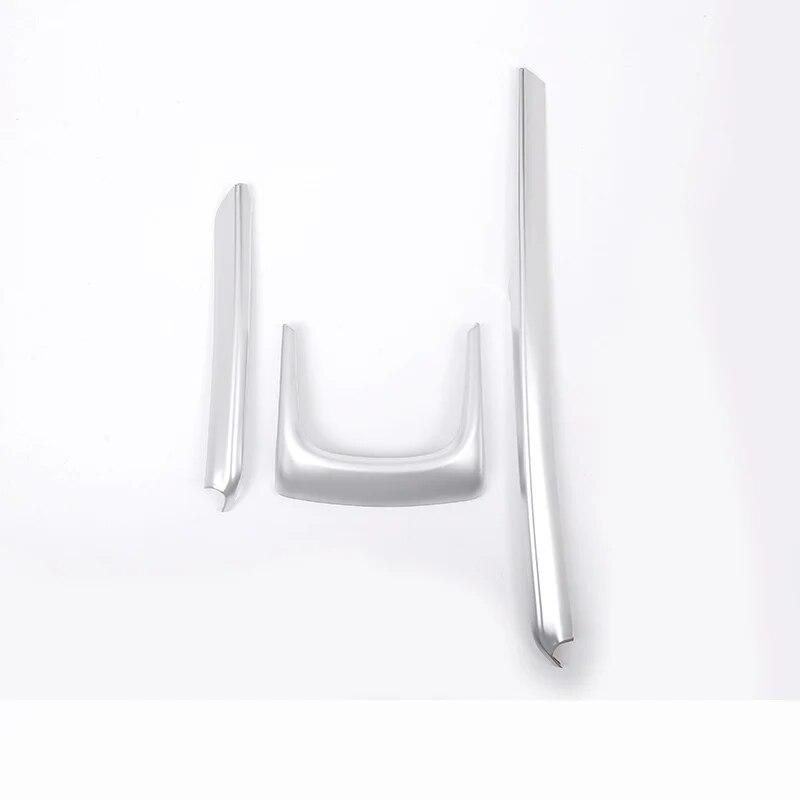 3 шт. ABS для BMW X1 F48 2016-автомобильный подлокотник, боковые декоративные полоски, аксессуары для отделки